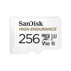 SanDisk High Endurance microSDXC 256GB - 100 MB/s with Adapter
