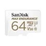 SanDisk Max Endurance MicroSDXC 64GB - Adapter Included - up to 100 MB/s