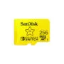 SanDisk microSDXC 256GB for Nintendo Switch - SDSQXAO-256G-GNCZN - Yellow, UHS-I U3 V30, 100MB/s read, 90MB/s write