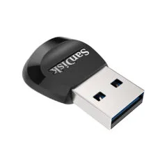 SanDisk MobileMate USB 3.2 Gen 1 microSD Card Reader - Black, microSD/microSDHC/microSDXC, up to 170 Mbps