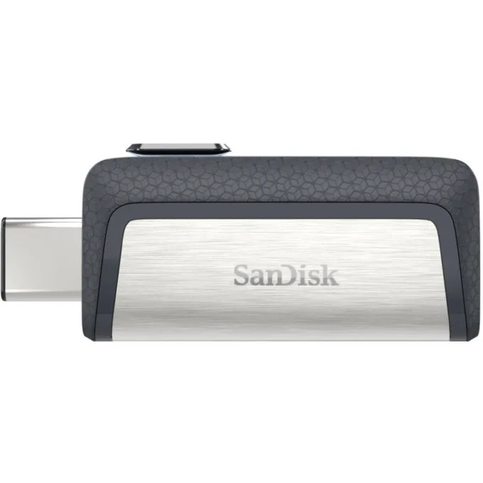 SanDisk Ultra Dual Drive - 128GB - USB 3.2 Gen 1 (USB 3.1) Type-A & Type-C - Black/Silver — image 8