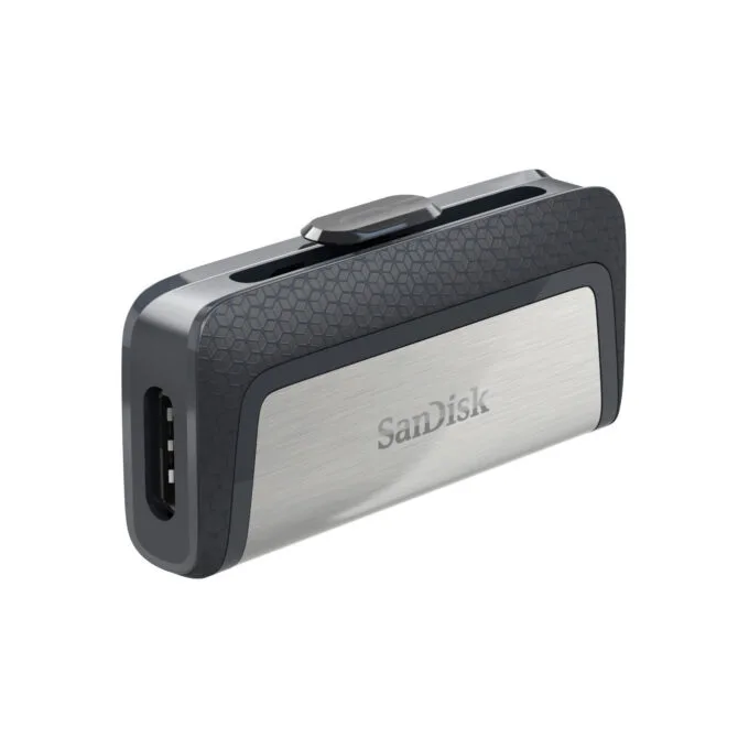 SanDisk Ultra Dual Drive - 128GB - USB 3.2 Gen 1 (USB 3.1) Type-A & Type-C - Black/Silver — image 9