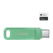 SanDisk Ultra Dual Drive Go - 512GB - USB 3.2 Gen 1 USB-C/USB-A Swivel Flash Drive, Green