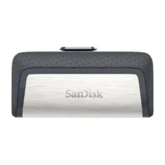SanDisk Ultra Dual Drive Type-C - 256GB - Dual USB-C/USB-A, USB 3.1, Black & Silver