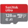 SanDisk Ultra microSDXC 128GB - 140MB/s Read, UHS-I U1 (Class 10), A1, Grey/Red - Adapter Included
