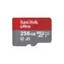 SanDisk Ultra microSDXC 256GB - SDSQUAC-256G-GN6FA - Grey/Red, UHS-I, 150MB/s, SD Adapter