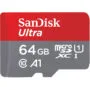 SanDisk Ultra microSDXC 64GB - Grey/Red - 140 MB/s UHS-I U1 A1, Class 10