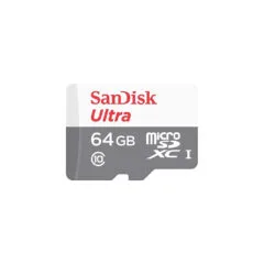 SanDisk Ultra microSDXC 64GB - SDSQUNR-064G-GN3MN - Grey/White, Class 10 UHS-I (U1), up to 100MB/s