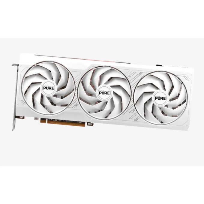 Sapphire PURE Radeon RX 7800 XT - White - 16GB GDDR6, 2475 MHz Boost, PCIe 4.0, Tri-X 3-Fan — image 1