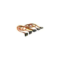 SATA 15Pin to 2x angled (bottom) + 2x straight, cable
