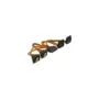 SATA 15Pin to 2x bottom + 2x top angled, cable - 2x bottom + 2x top angled