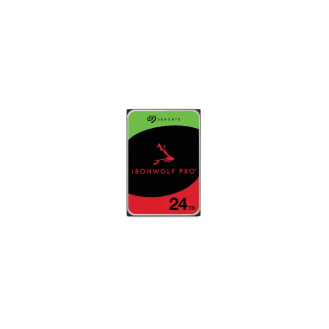 Seagate IronWolf Pro ST24000NT002 - 24TB NAS HDD, SATA III 6Gb/s, 3.5" 7200RPM, 512MB Cache — image 1