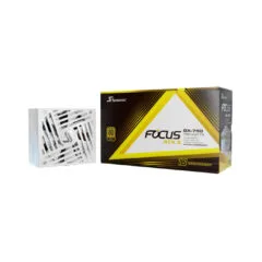 Seasonic Focus GX-750 V4 White - 750W ATX 3.1 80+ Gold Fully-Modular PSU - FOCUS-GX-750-V4-WHITE