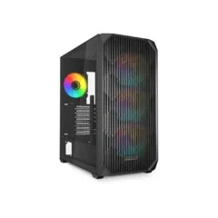 Sharkoon AK3 RGB ATX 1xGlas Black - AK3 RGB - Glass-side ATX mid-tower with RGB