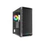 Sharkoon AK4W RGB ATX 1xGlas Black - AK4W - Black tempered-glass RGB mid-tower