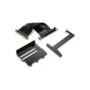 Sharkoon Angled PCIe 4.0 Riser Cable - REV300 Compatible - Black, 17 cm, PCIe x16
