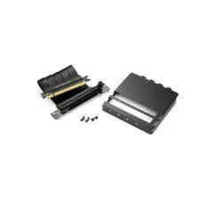 Sharkoon Compact VGCK - Riser Card GPU Holder - Black Metal, PCIe 3.0, 11.5 cm Riser Cable