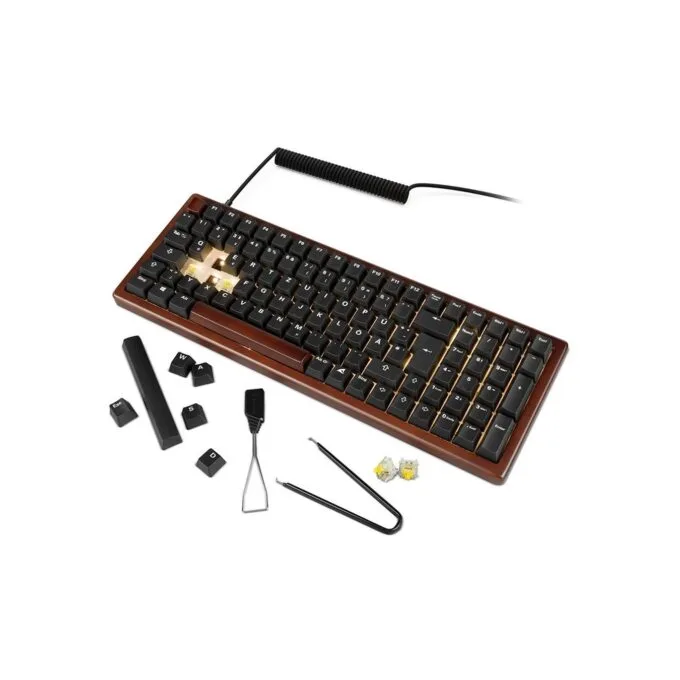 Sharkoon Gaming Keyboard Skiller SGK50S2 Wood - SGK50S2 - Black Wood Finish — image 4