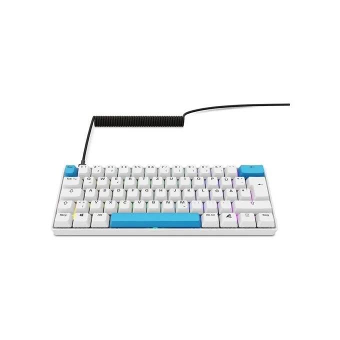 Sharkoon Gaming Keyboard Skiller SGK50S4 Gen2 - SGK50S4 Gen2 - PBT White Gel DE Layout — image 3