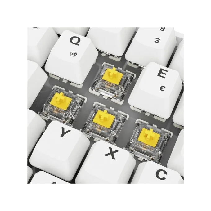 Sharkoon Gaming Keyboard Skiller SGK50S4 Gen2 - SGK50S4 Gen2 - PBT White Gel DE Layout — image 9