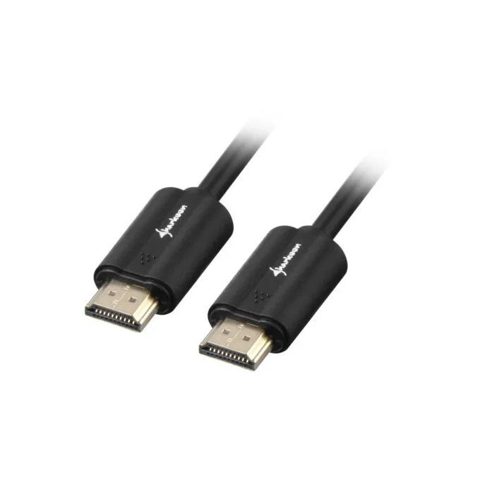 Sharkoon HDMI Cable 4K 3m - Black, HDMI 2.0 — image 1