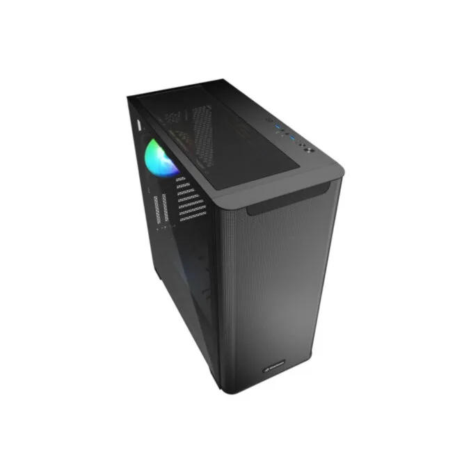 Sharkoon M30 RGB - Full Tower PC Case - Black, Tempered Glass, RGB, E-ATX/ATX Support, USB-C — image 3