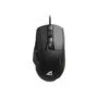 Sharkoon Maus Shark SGM35 Optical Mouse - SGM35 - Black, 6 Buttons, 6400 DPI