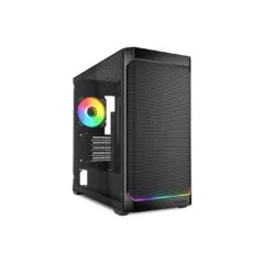 Sharkoon MK4W RGB Micro-ATX Case with Glass Panel - MK4W - RGB, Black