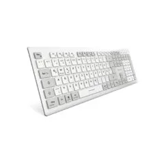 Sharkoon OfficePal - K30W - DE Layout White Rubberdome Keyboard