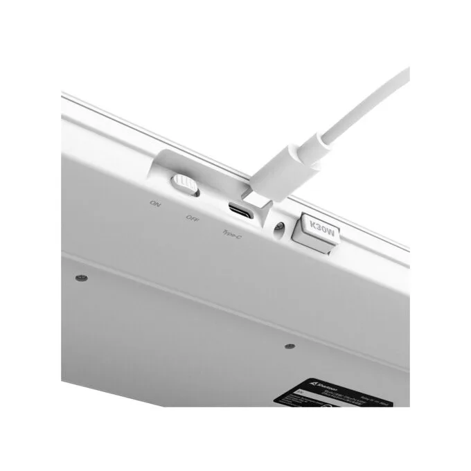 Sharkoon OfficePal - K30W - DE Layout White Rubberdome Keyboard — image 8