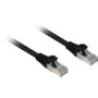 Sharkoon Patch Cable Cat6A S/FTP RJ45-RJ45 - 15 m - Black - LSOH