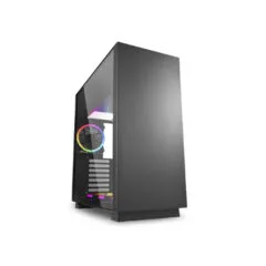 Sharkoon Pure Steel RGB - Mid Tower Steel PC Case - Tempered Glass, RGB, E-ATX/ATX/mATX/Mini-ITX