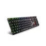 Sharkoon PureWriter RGB - Black - French AZERTY, Low-Profile Kailh Choc Blue, Wired USB, Per-Key RGB