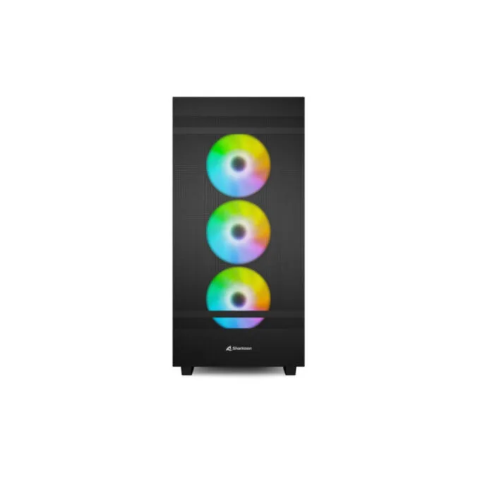 Sharkoon Rebel C50 RGB - Full Tower PC Case - Black, ATX/Micro-ATX/Mini-ITX, 400mm GPU Clearance — image 2