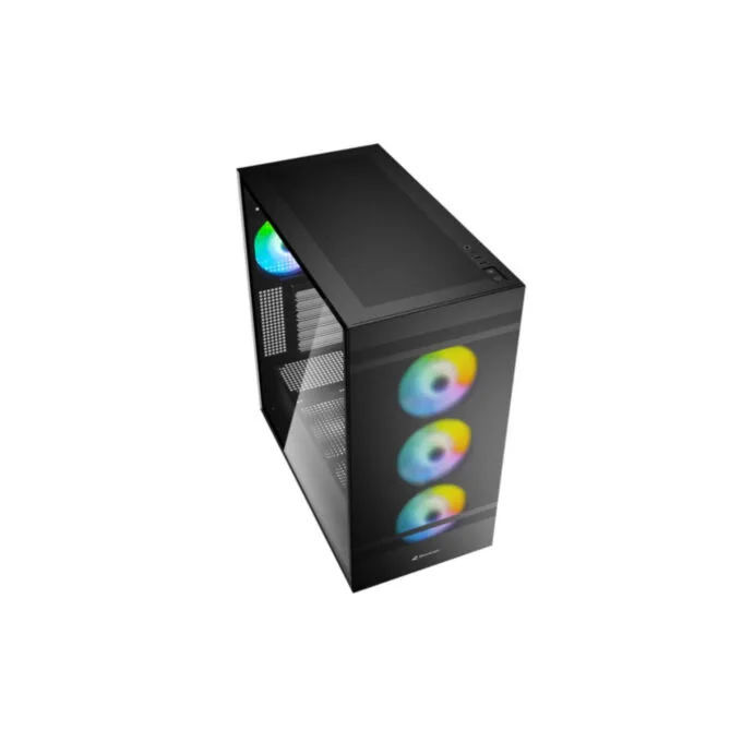Sharkoon Rebel C50 RGB - Full Tower PC Case - Black, ATX/Micro-ATX/Mini-ITX, 400mm GPU Clearance — image 3