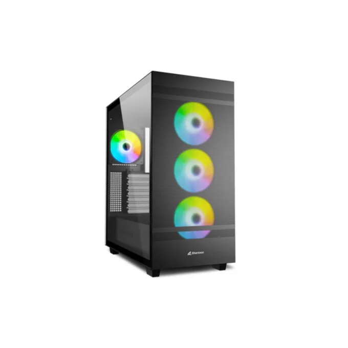 Sharkoon Rebel C50 RGB - Full Tower PC Case - Black, ATX/Micro-ATX/Mini-ITX, 400mm GPU Clearance — image 1