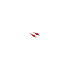 Sharkoon RJ45 Cat6 S/FTP Patch Cable 0.25 m - Red, Gold-Plated Contacts