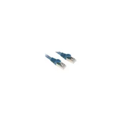 Sharkoon RJ45 Ethernet Cable - Cat6 S/FTP (S-STP) - 1.5m, Blue, Gold-Plated RJ45