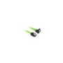 Sharkoon SATA III 90° Sleeved Cable - 0.45 m - 6 Gbit/s, Black Connectors, Green Sleeve