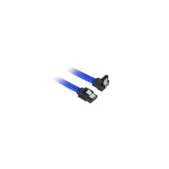 Sharkoon SATA III Cable 90° Sleeved 0.60m - Blue