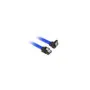 Sharkoon SATA III Cable 90° Sleeved 0.60m - Blue
