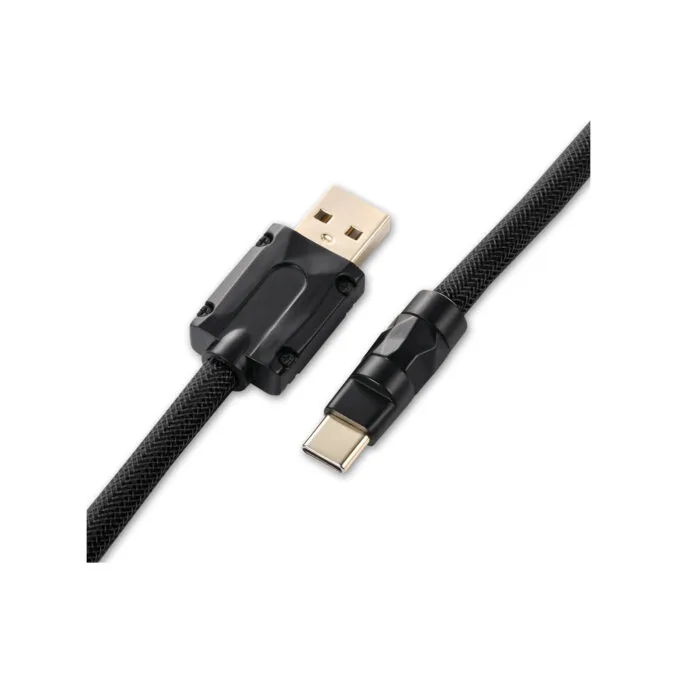 Sharkoon SGK50 Aviator Cable - SGK50 - Black, 1.85 m, braided USB-A/USB-C — image 2