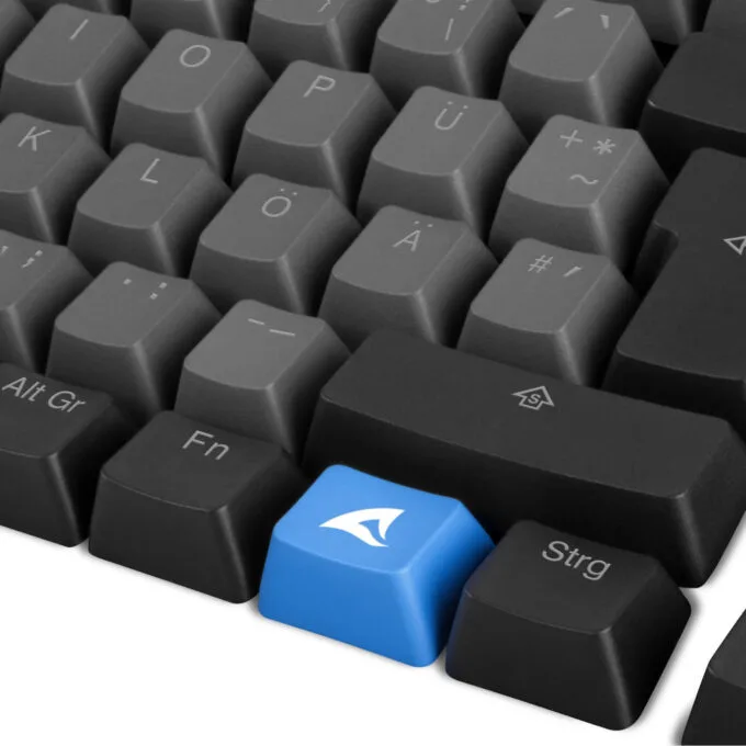 Sharkoon SKILLER SAC20 - 115-piece German ISO Keycap Set - Black, QWERTZ, Mechanical switch compatible — image 2