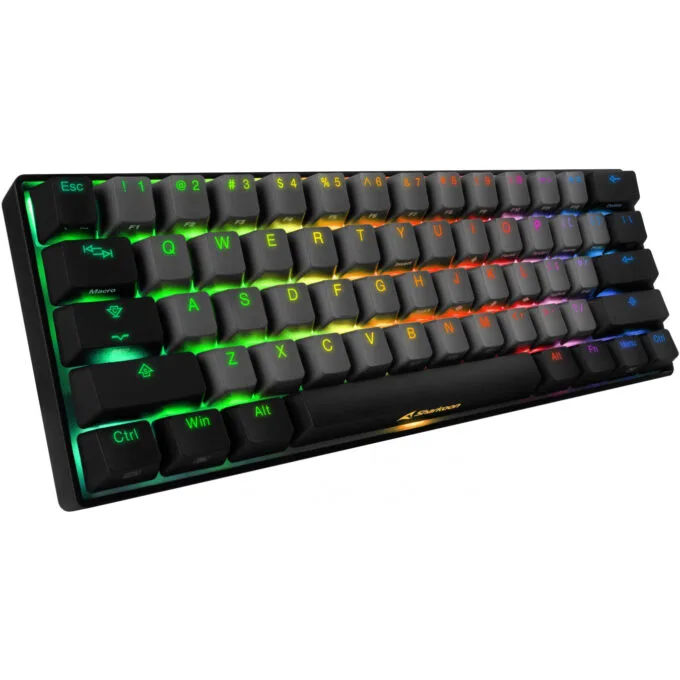Sharkoon SKILLER SAC20 S4 - SAC20 S4 - Black ANSI US, 61 pcs, for SKILLER SGK50 S4 — image 6
