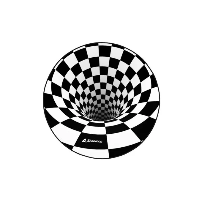 Sharkoon SKILLER SFM12 3D Vortex - SFM12 - Black/White, 1200x1200 mm, 5 mm — image 1