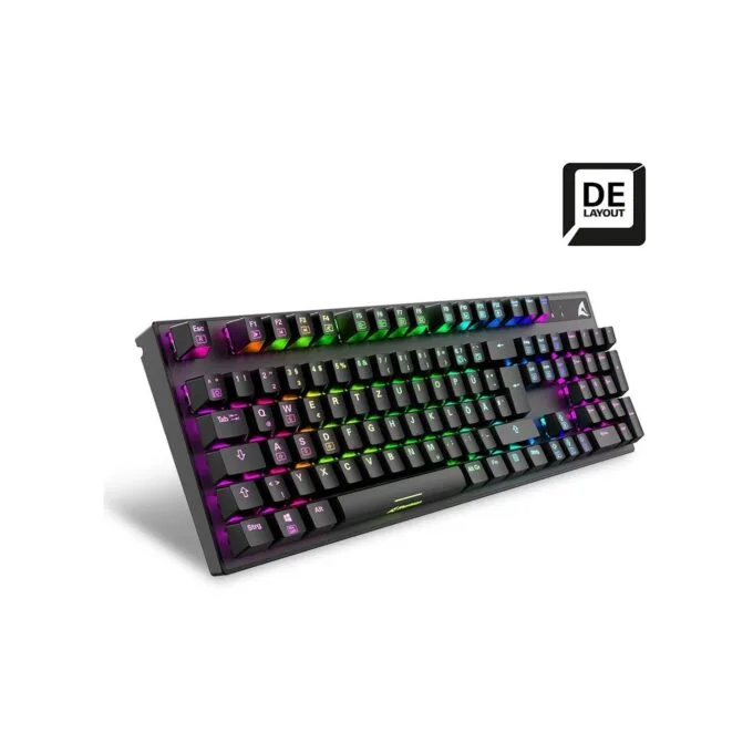 Sharkoon Skiller SGK20 Gaming Keyboard - SGK20 - Black-Brown German layout — image 2