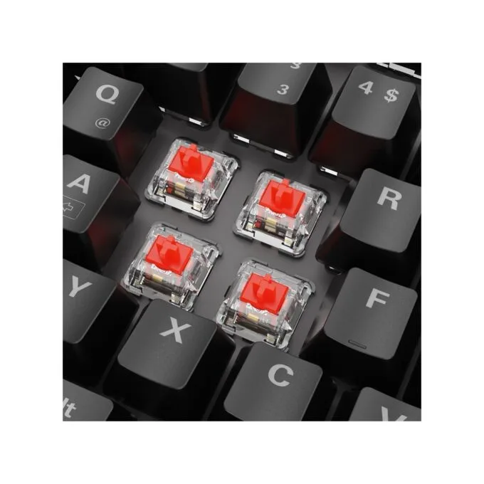 Sharkoon Skiller SGK20 Gaming Keyboard - SGK20 - black-red DE layout — image 2
