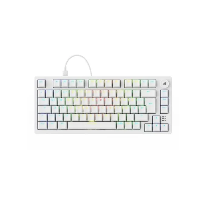 Sharkoon Skiller SGK25 Keyboard - SGK25 - White, Compact gaming keyboard — image 2