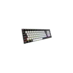 Sharkoon SKILLER SGK50 S2 - White TKL Mechanical Keyboard, Gateron Brown, Wired + 2.4GHz Wireless, LED Backlight, German QWERTZ