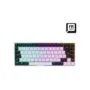 Sharkoon SKILLER SGK50 S3 - FR-AZERTY, 75% 85-key Mechanical Keyboard, Gateron Yellow, RGB, USB, White
